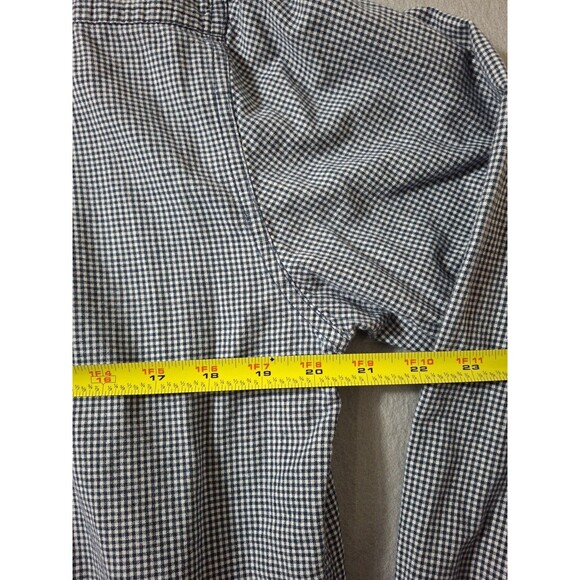 Horny Toad Men's Button Up Shirt Size Medium Plaid Long Sleeve Blue White Check - Picture 7 of 7